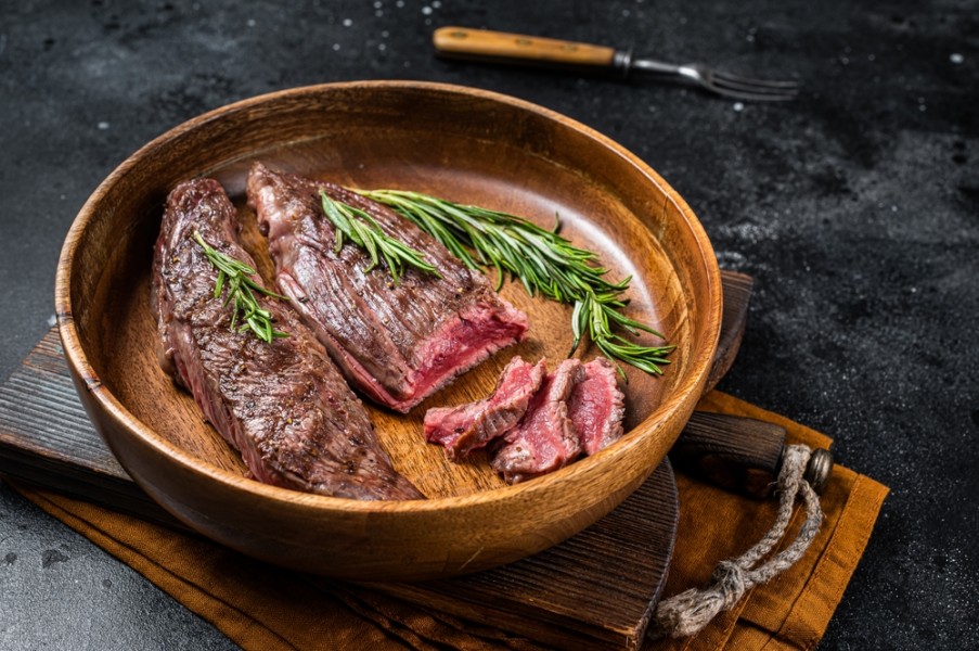 Comment agrémenter une bavette d'aloyau de boeuf ?
